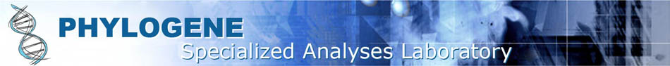 Phylogene Specialized Analyses Laboratory - Back Home